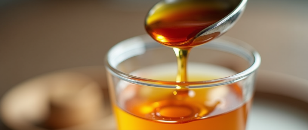 تست خانگی تشخیص عسل کنار خالص با ریختن عسل در آب سرد