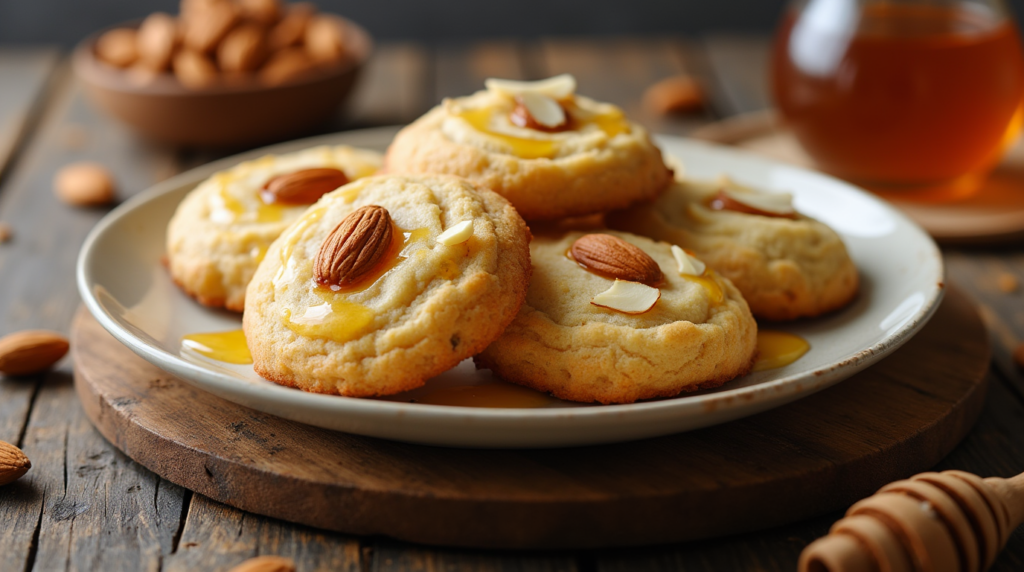 کوکی عسل و بادام